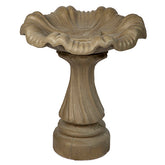 Photo of Birdbath - Swirl Base - Shallow Tulip Top - Marquis Gardens